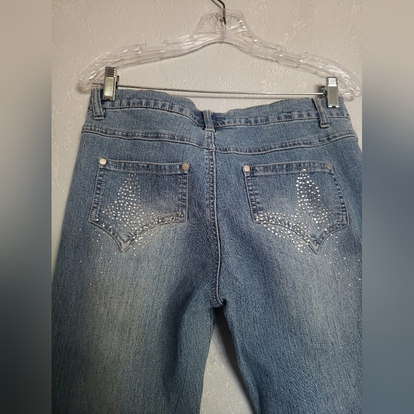Soho Babe Junior's Demin Blue Jeans Size 9 - Picture 8 of 11